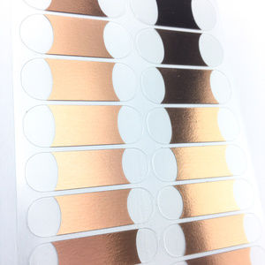 Jamberry Copper Beauty Tip Mid Nail Wraps, Full